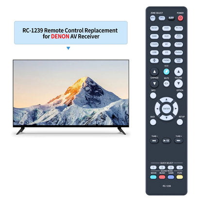 RC-1239 Remote Control For Denon AV Receiver AVR-X2700H AVR-S960H AVR-X3700H