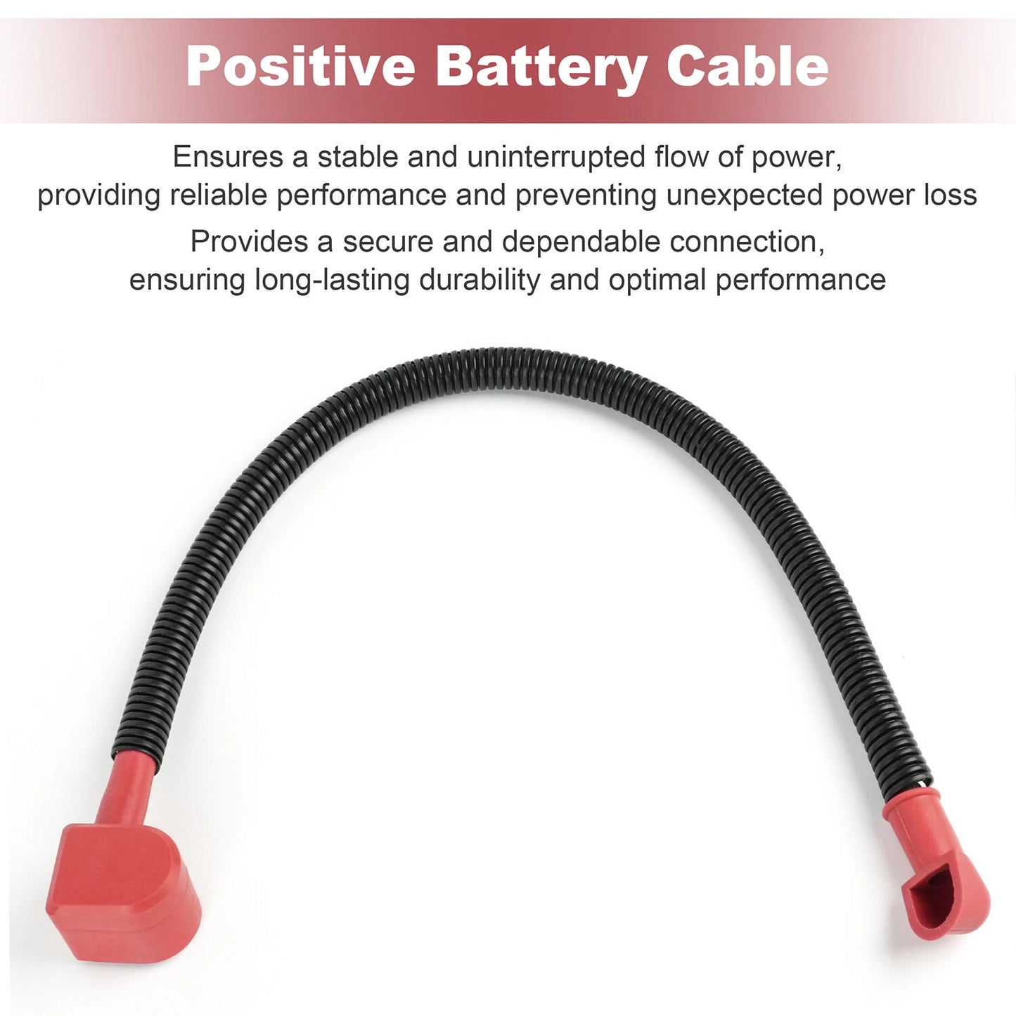 Positive Battery Cable for John Deere Lawn Mower Tractor X300 X300R X304 X320