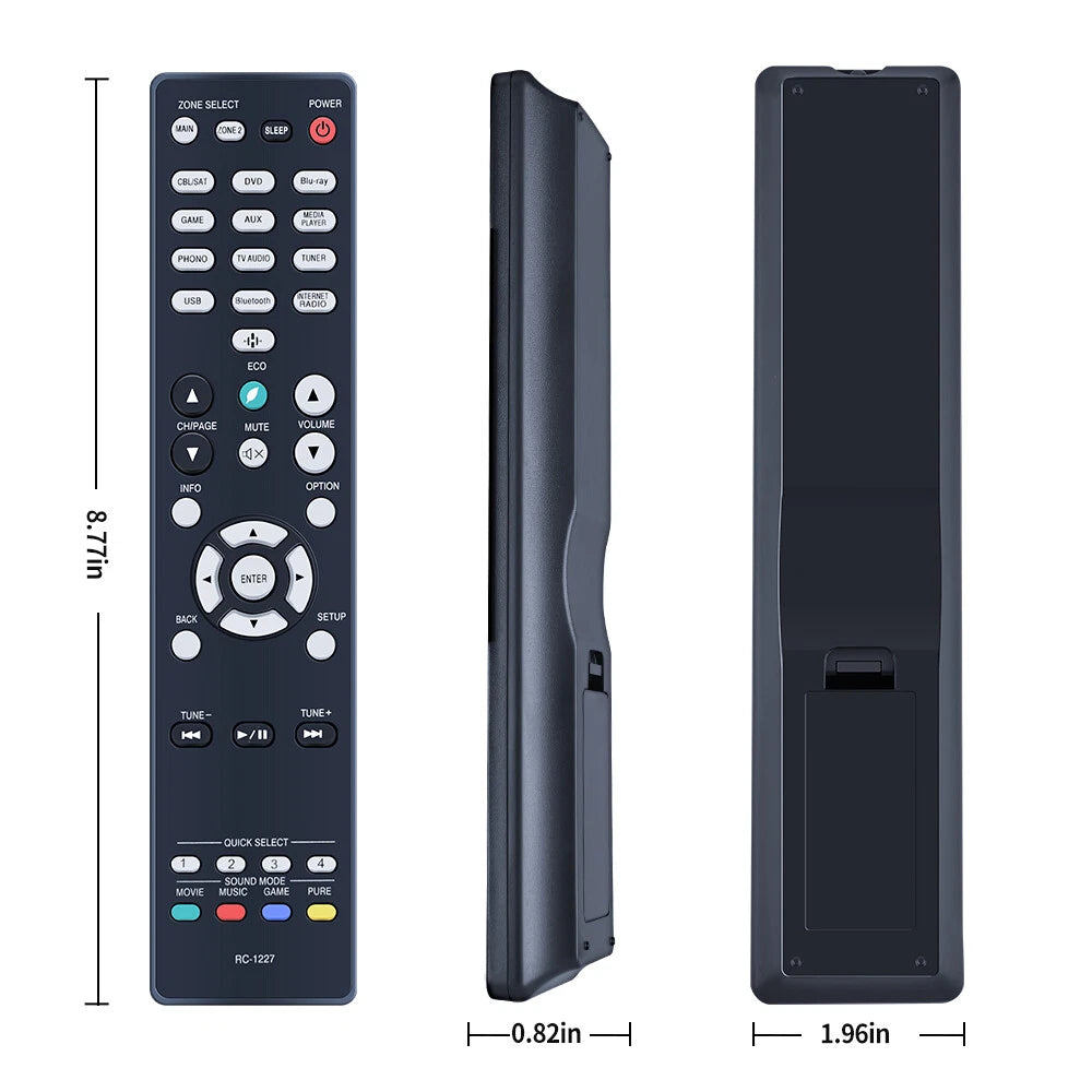 RC-1227 Remote Control For Denon AV Receiver AVR-X1400H AVR-X1600H AVR-S730H