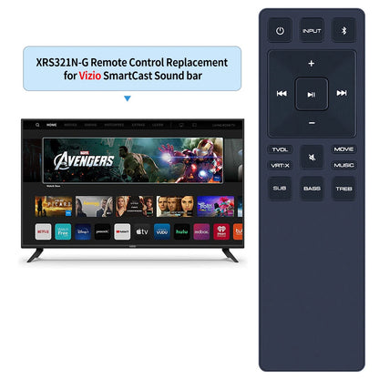 XRS321N-G Remote Control For Vizio Soundbar SB4451-C0 SB3651-E6 SB3621N-E8