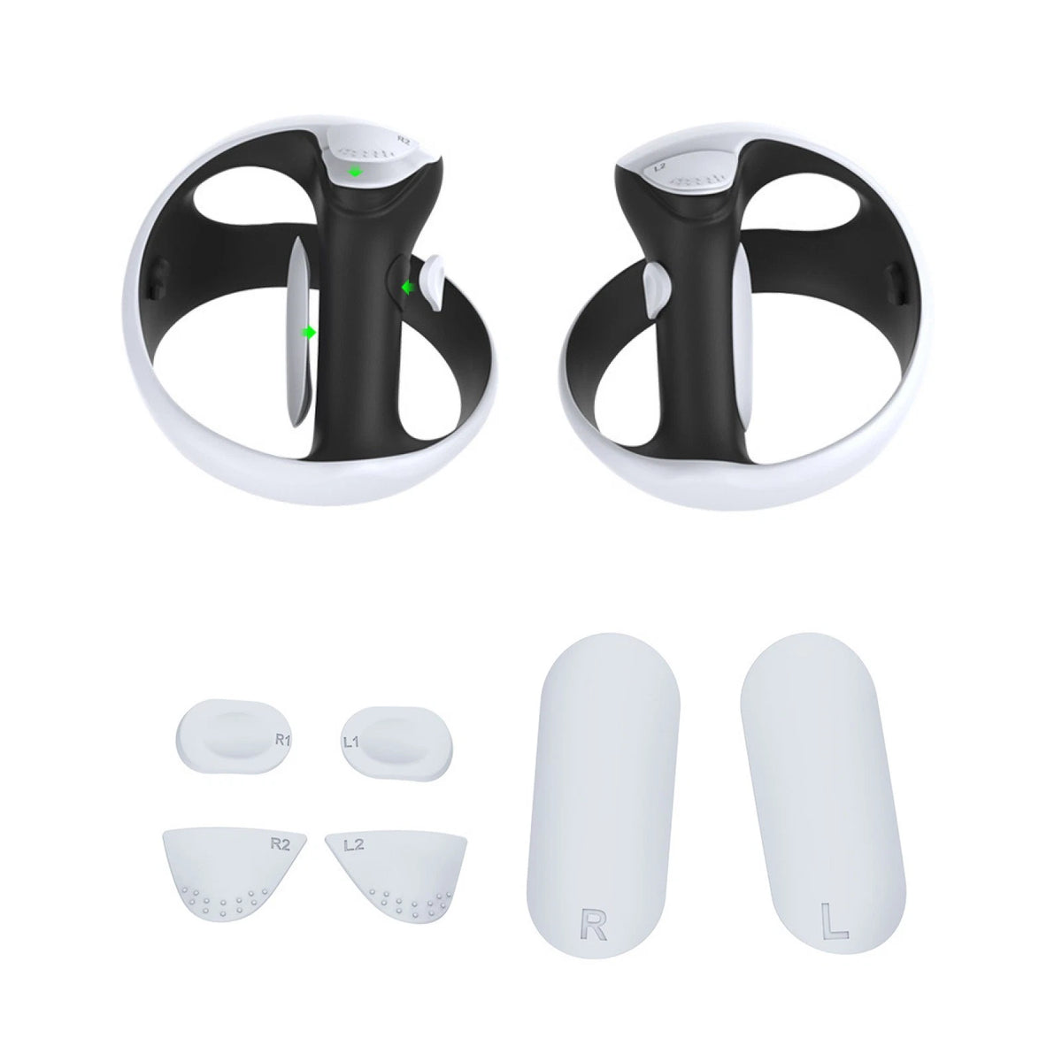 Anti-Slip Silicone Pad Kit for PS VR2 Gamepad Grip Button Protection Pads