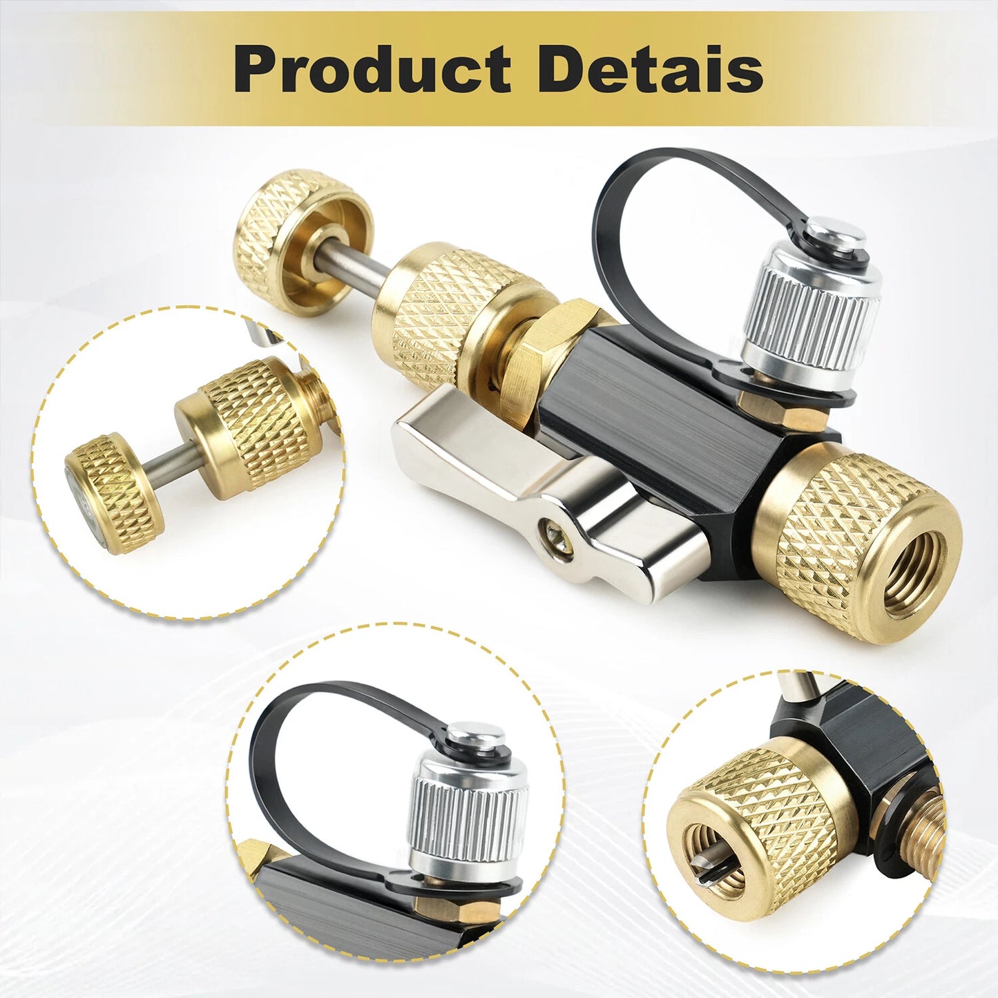 Mega Flow Vacuum Rated Valve Core Removal Tool for 1/4" for R410A Split Systems