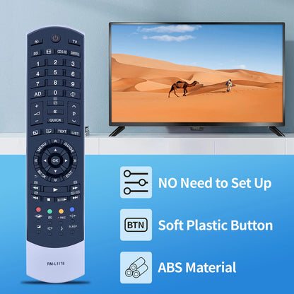 RM-L1178 Remote Control For Thoshiba TV CT-90366 CT-90367 CT-90368 CT-90369