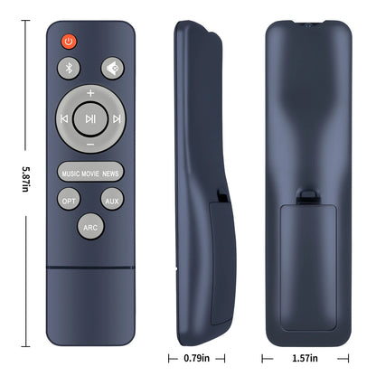 Replacement Remote Control For Assistrust Sound Bar KY-8000