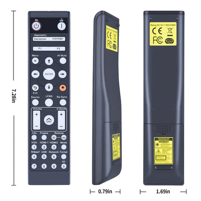 Remote Control For Optoma Projector EL500H EH500U GT1090HDR UHZ65LV ZU720T
