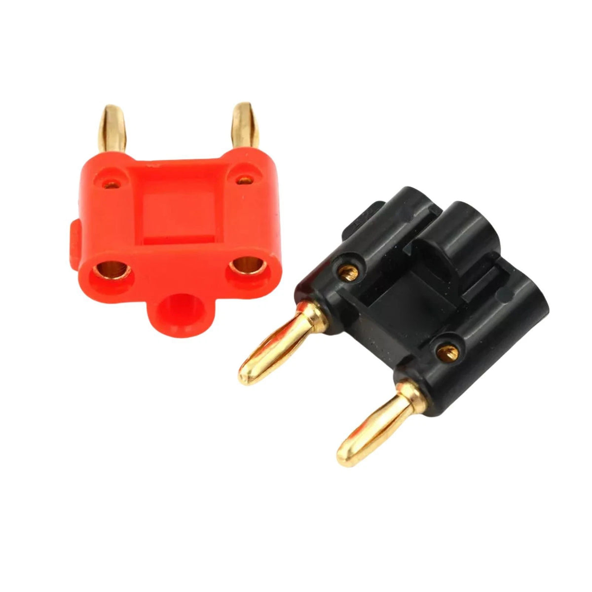 Speaker Banana Plugs Dual 4mm Gold 10PCS Copper Connectors Safe Easy Install