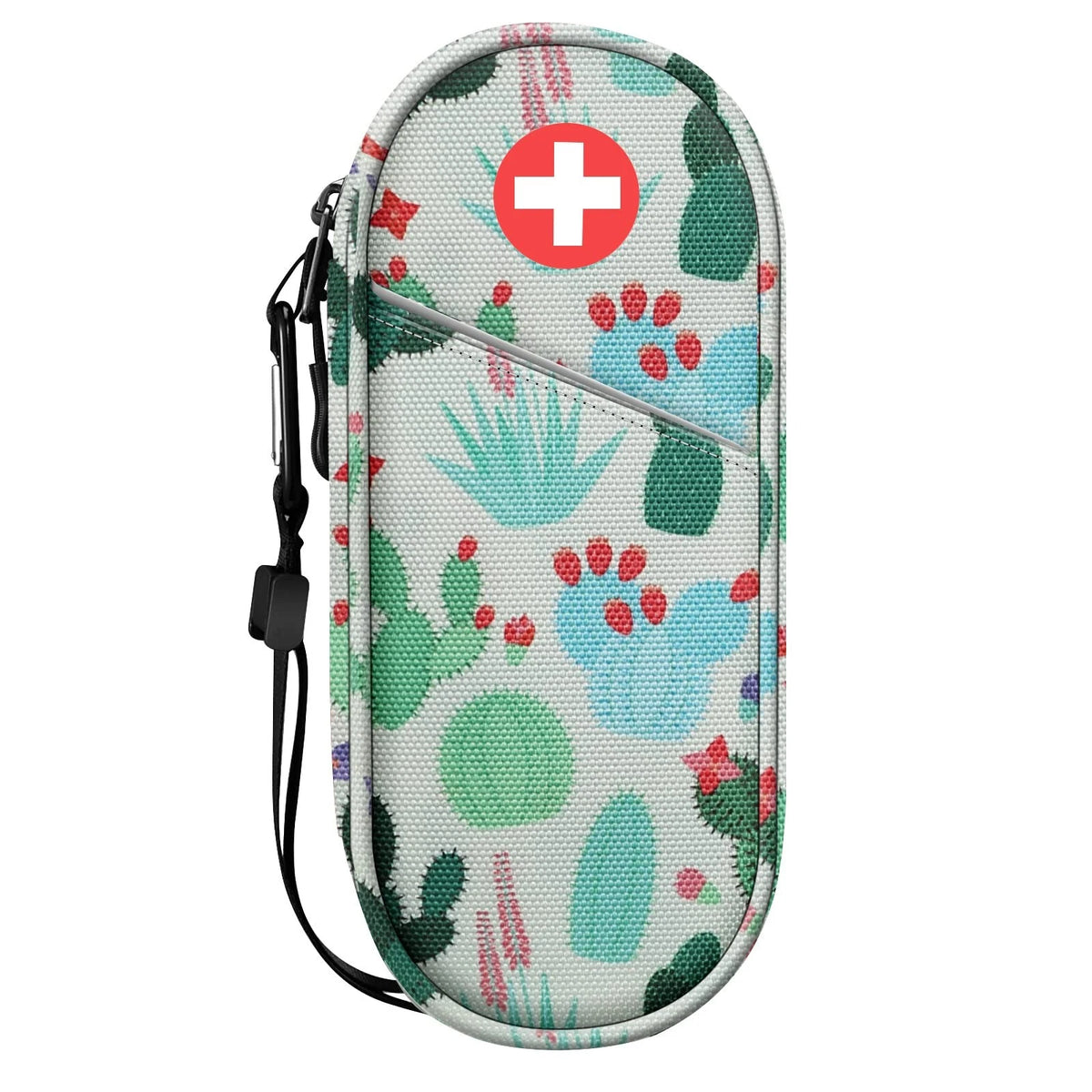 SITHON EpiPen Medical Carrying Case Insulated, Travel Small, Z-Cactus