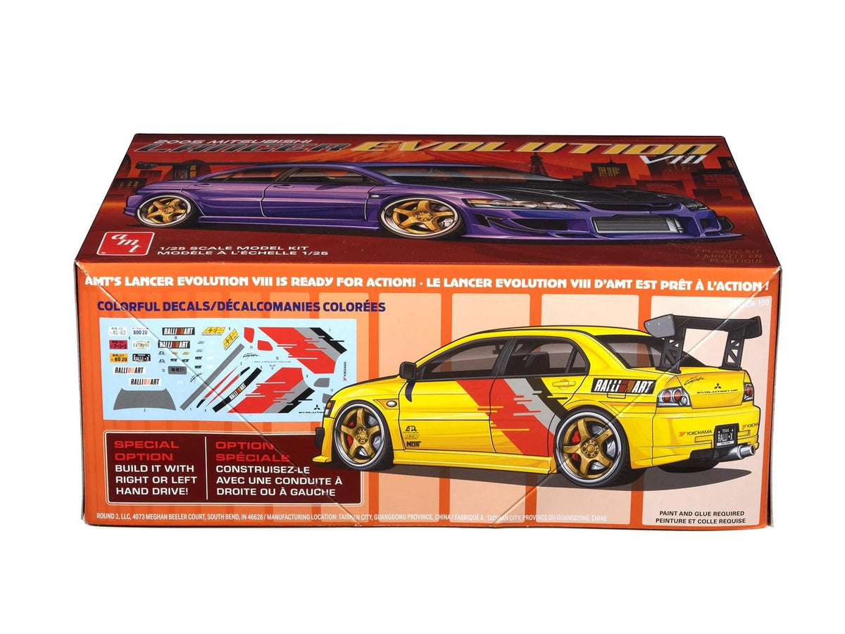 AMT 1995 Mitusbishi Lancer Evo 1:25 Scale Model Kit White