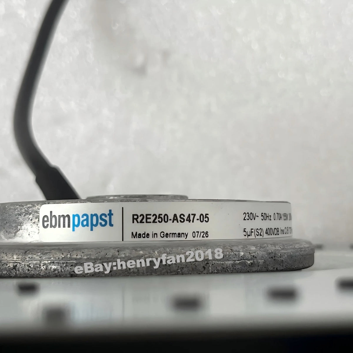 R2E250-AS47-05 ebmpapst AC Centrifugal Fan Inverter & Converter Cabinet Cooling