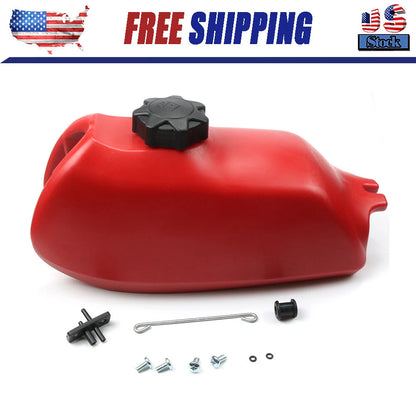 For Honda ATC70 ATC 70 1972-1985 Plastic Fuel Tank & Gas Cap Red