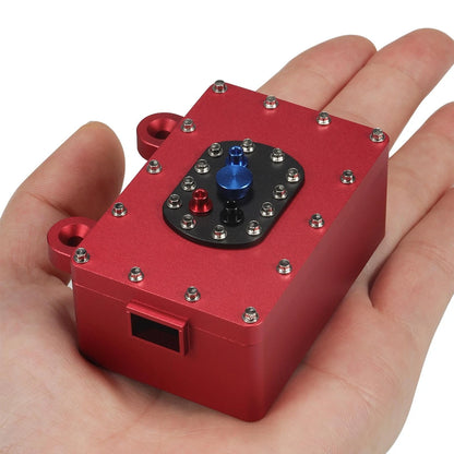 Red CNC Metal Scale Fuel Cell Receiver Box for SCX10 PR10 TRX4 1/10 RC Crawler v
