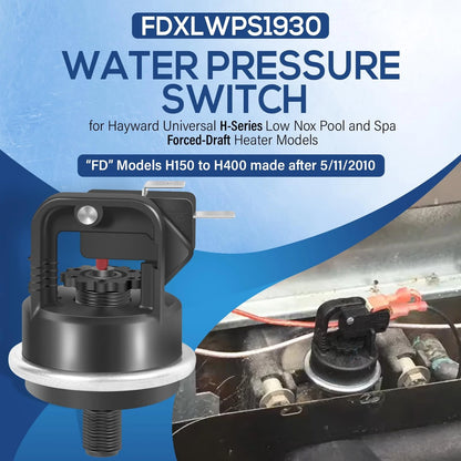 Bonbo FDXLWPS1930 Water Pressure Switch Only Replacement for Hayward black