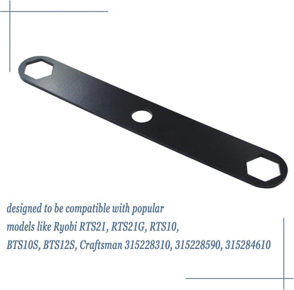 0101010313 Table Saw Blade Wrench for Ryobi 10" RTS10, Black