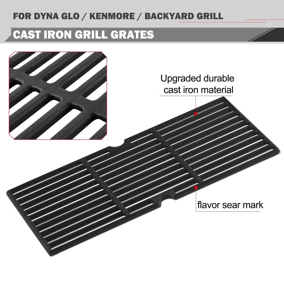 DGH474CRP DGF493BNP Grill Grates 3pcs grates 16 1/2” x 27 3/4” in total