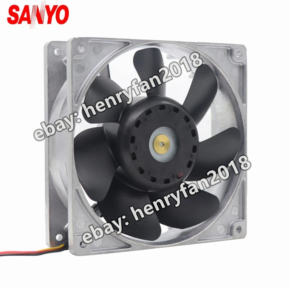 SANYO Denki 109E1324S101 SanAce Fan DC 24V 0.53A 127*127*38MM 3-wire Cooling Fan