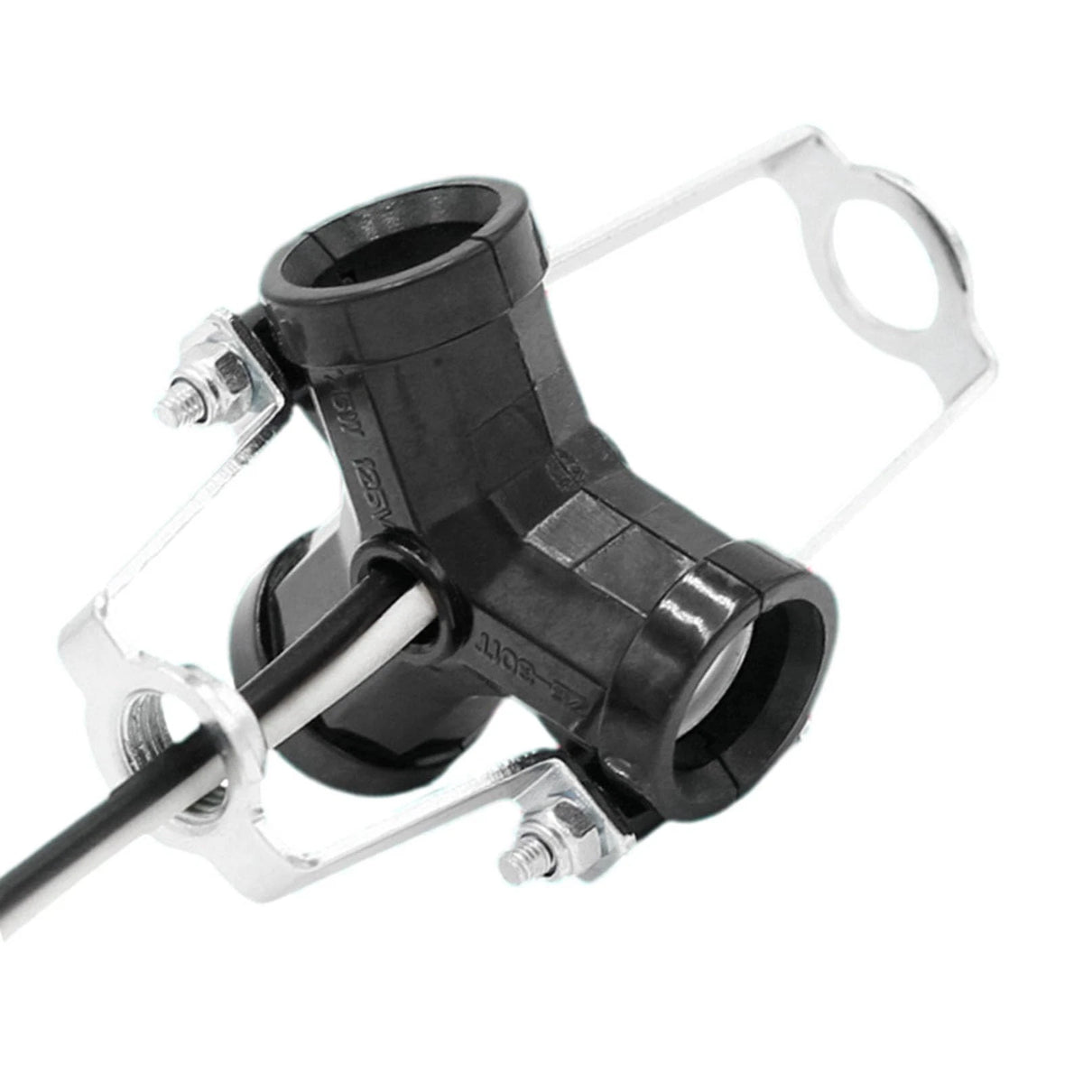 JNXQWE Candelabra Base 3 Light Cluster Socket,e12 Lamp Holder with...