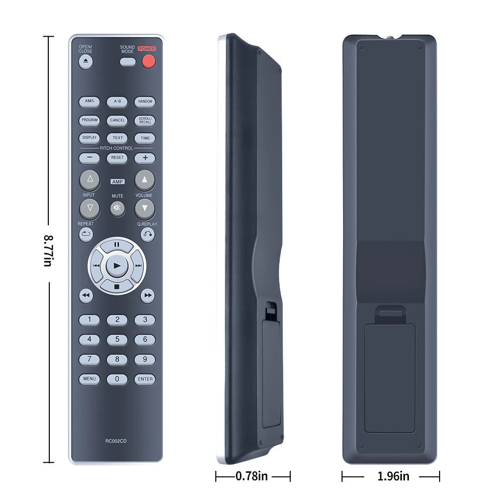 RC002CD Replacement Remote Control For Marantz CD Player CD5003 CD5004