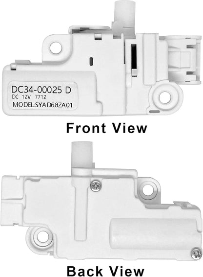 DC34-00025D DC12V Washer Door Lock Switch Replacement for Samsung...