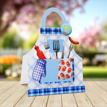 Katy Sue Handy Hobby Aprons Card size 4.6 x 7 inches, mixed colors
