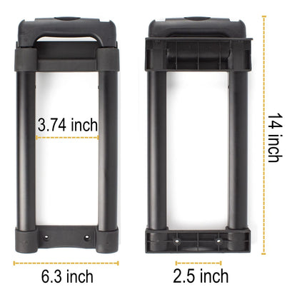 Cooler Replacement Telescoping Handle for 28QT-54QT Coolers, Compatible Black