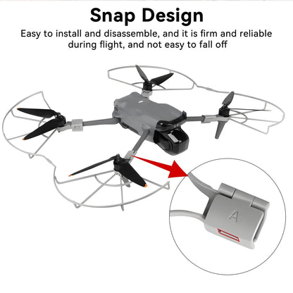 Craznick Propeller Guard for DJI Air 3S/Air 3 Drone Quick Release Prop black