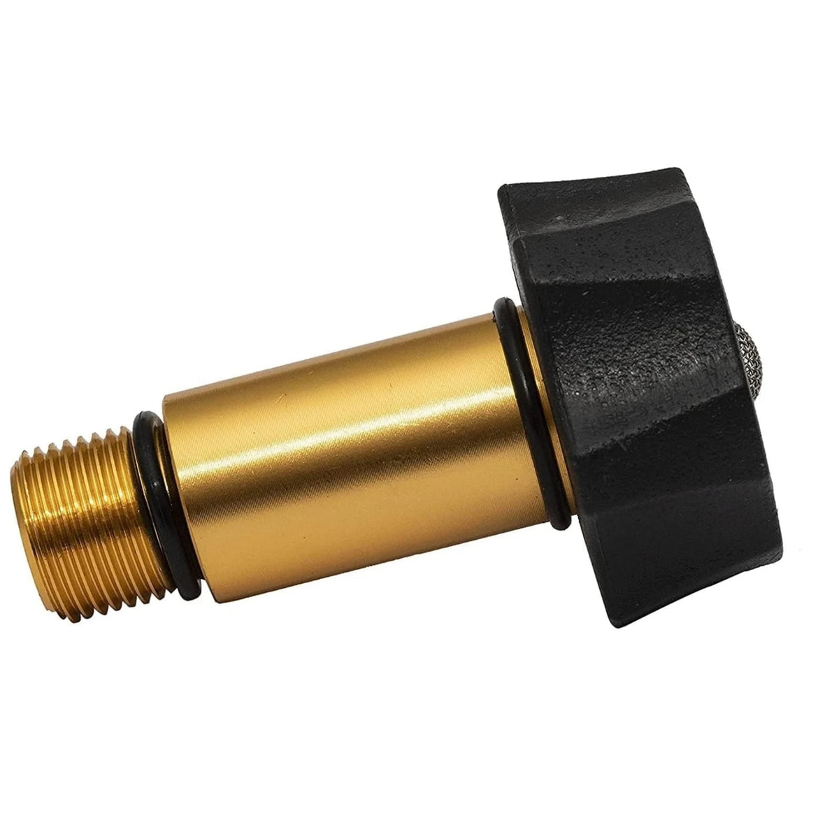 1 Pcs 7110166 Pressure Washer Pump Parts Water Inlet 3/8" and "3/4, Gold