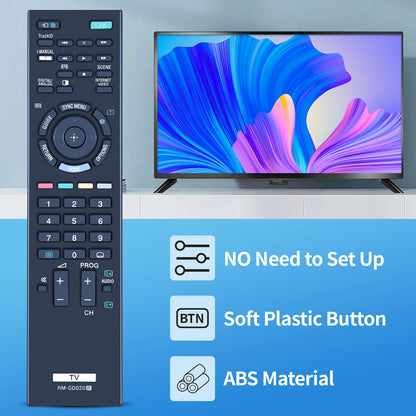 RM-GD020 Remote Control For Sony TV KDL26EX420 KDL40EX520 KDL46EX520