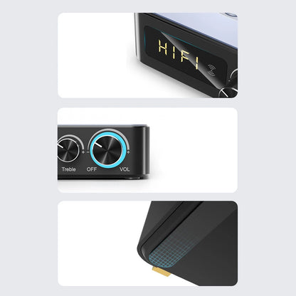 4 IN 1 3.5mm AUX NFC to 2 RCA Bluetooth 5.1Audio Adapter Transmitter Receiver D