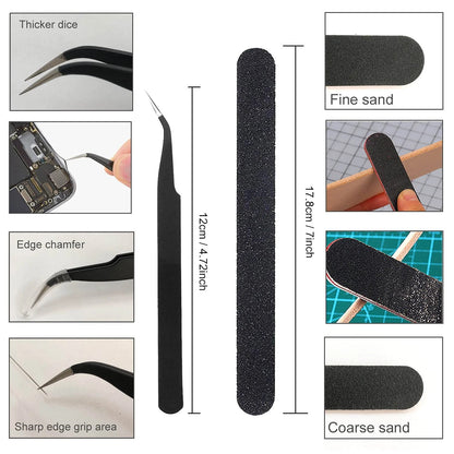 32 Piece 3D Print Tool Kit Includes Debur Tool, Cleaning, Finishing and...