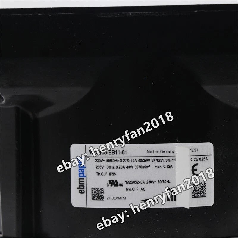 W2S135-EA79-01 Ebmpapst 230VAC 0.27/0.23A 40/39W Siemen Servo Spindle Motor Fan