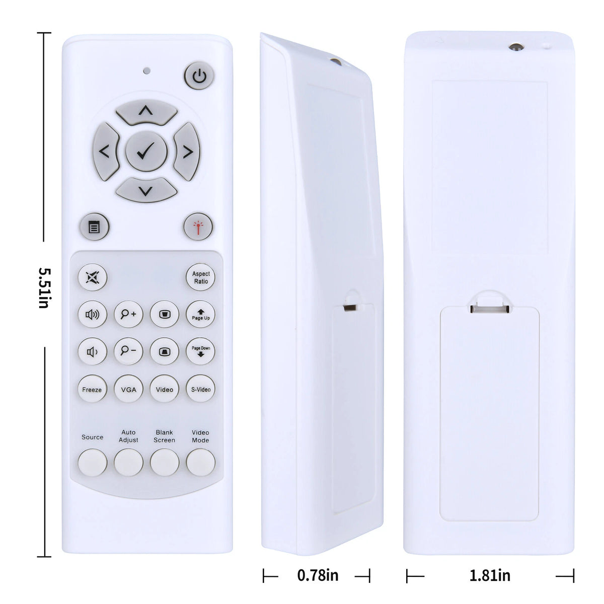 TSKB-IR02 Remote Control For Dell Projector S510n S500 S500wi S510 S520