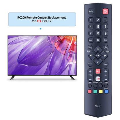 RC200 Remote Control For TCL E3800 S4700 Series TV