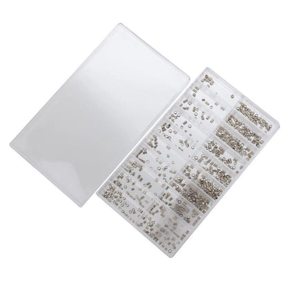 500Pcs/Set Assorted Mixed Size Watch Case Crown Tube Repair Replacement Part A