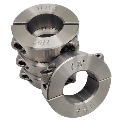 Coastal Shaft Collars - 0.875" Bore Diameter - Clamping Two Piece