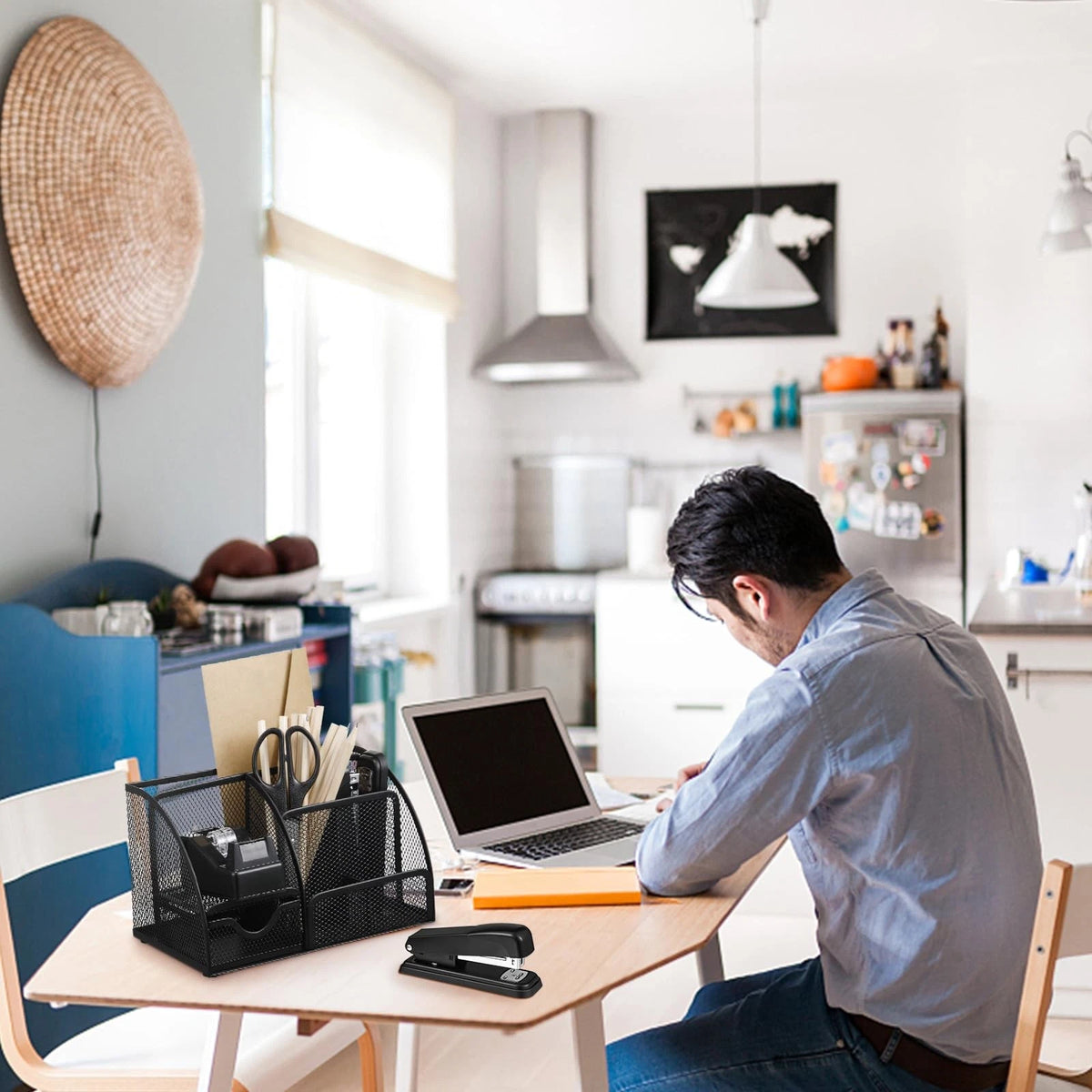 Black Desk Organizer and Accessories, Asccessories Office