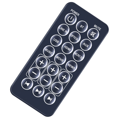 Replace Remote Control For TCL TS3010 2.1 Channel Wireless Bluetooth Soundbar