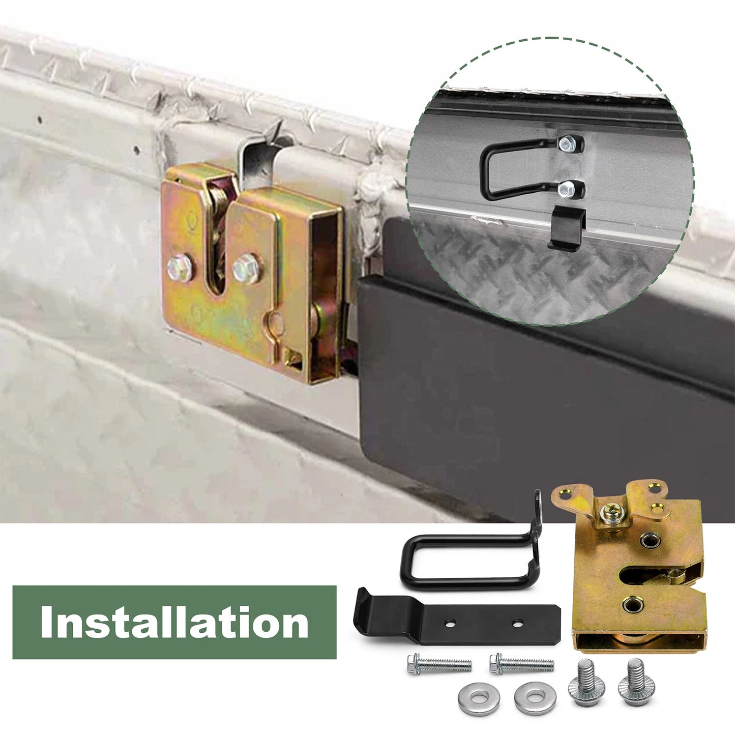 Lock Latch Striker Hardware Kit For Weather Guard Truck Box 7731