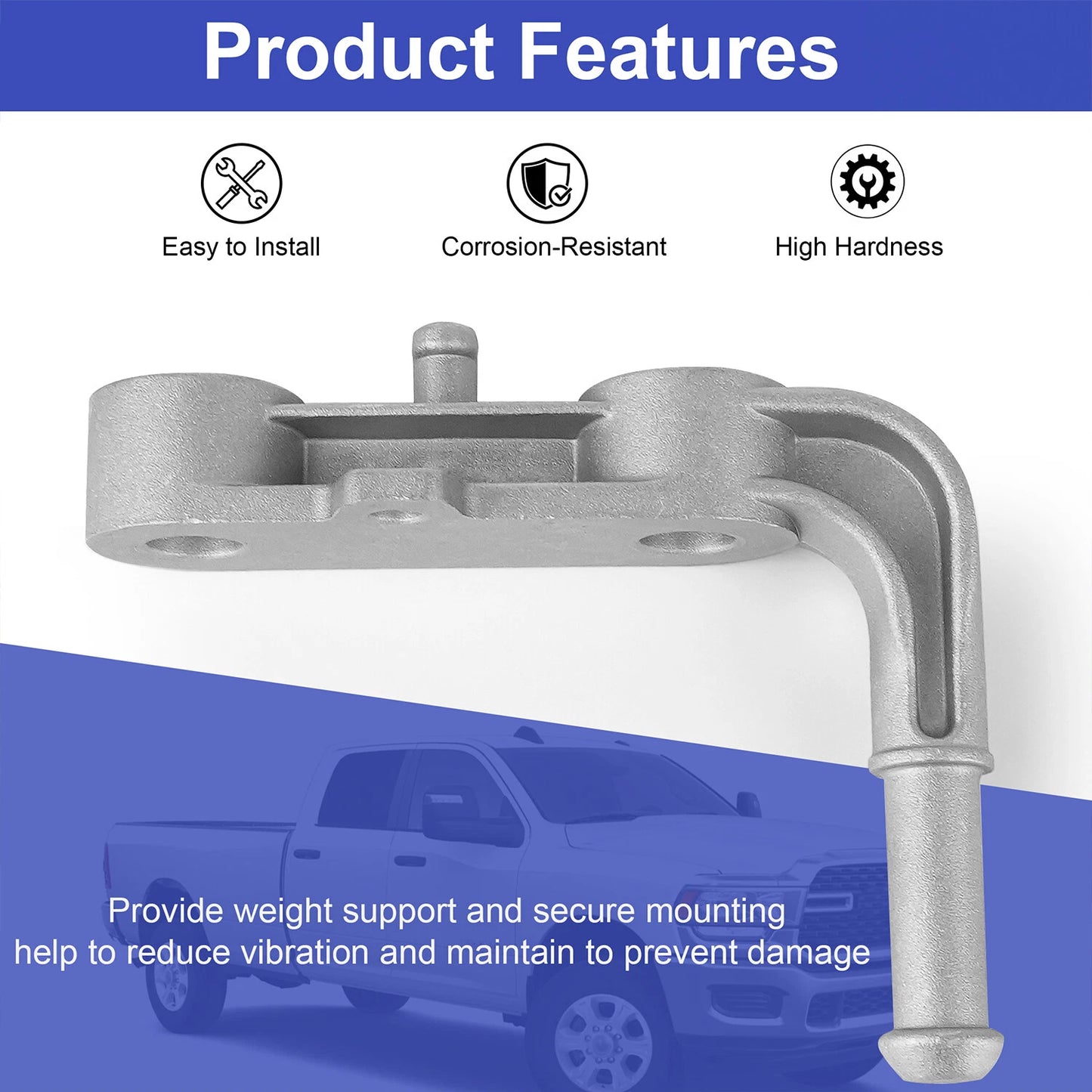 Rear Right Exhaust Bracket & Muffler Support Assembly for 2019-2025 Ram 1500