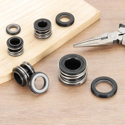 PATIKIL Mechanical Seal Kit, 2 Pcs 18mm Gas Water Pumps Replace 18mm, Silver