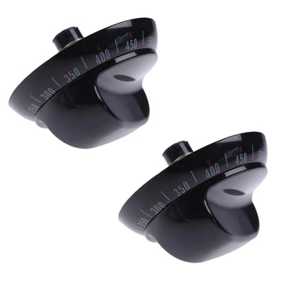 2PCS Control Knob Replacement Part WB03K10037 For GE Range Stove Oven Black