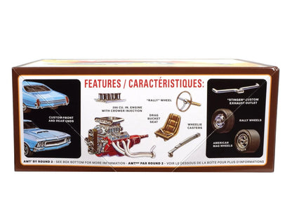 AMT Skill 2 Model Kit 1969 Chevelle SS 396 1/25 Scale 1 inch, Yellow