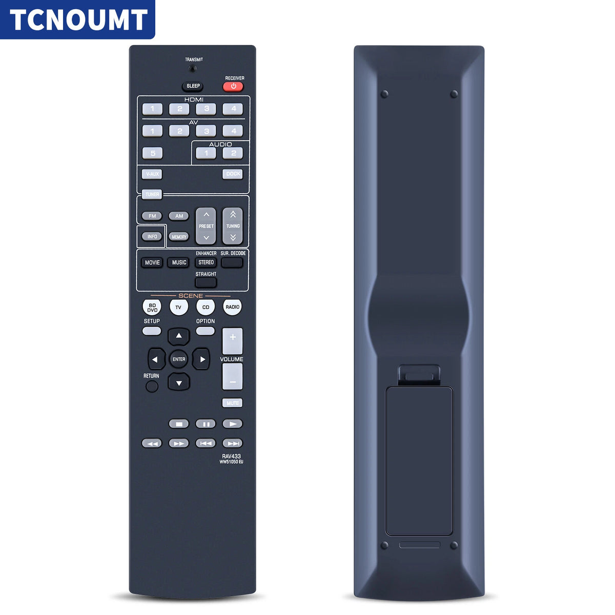 RAV433 WW51050 EU Remote Control For Yamaha AV Receiver HTR-3064 RX-V371