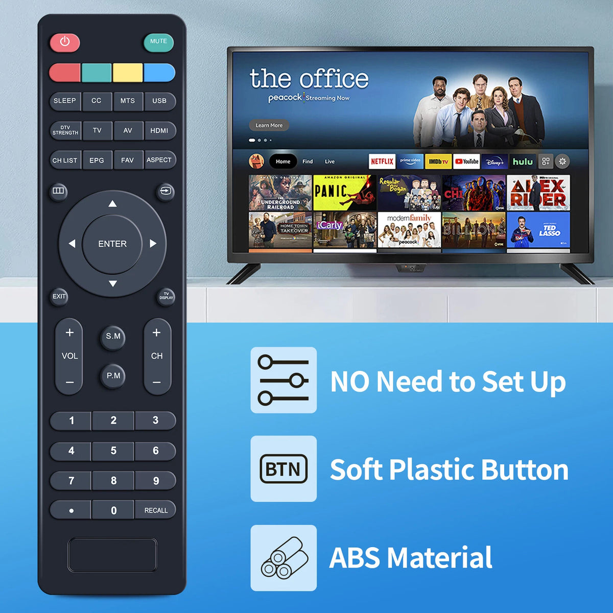 RM-C3320 Remote Control For JVC TV LT-48MA570 LT-55MA770 LT-65MA770 LT-49MA770