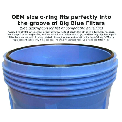 Black Nitrile 151122 O-Ring 3pk for Pentek Big Blue Drinking Water Filter Seal