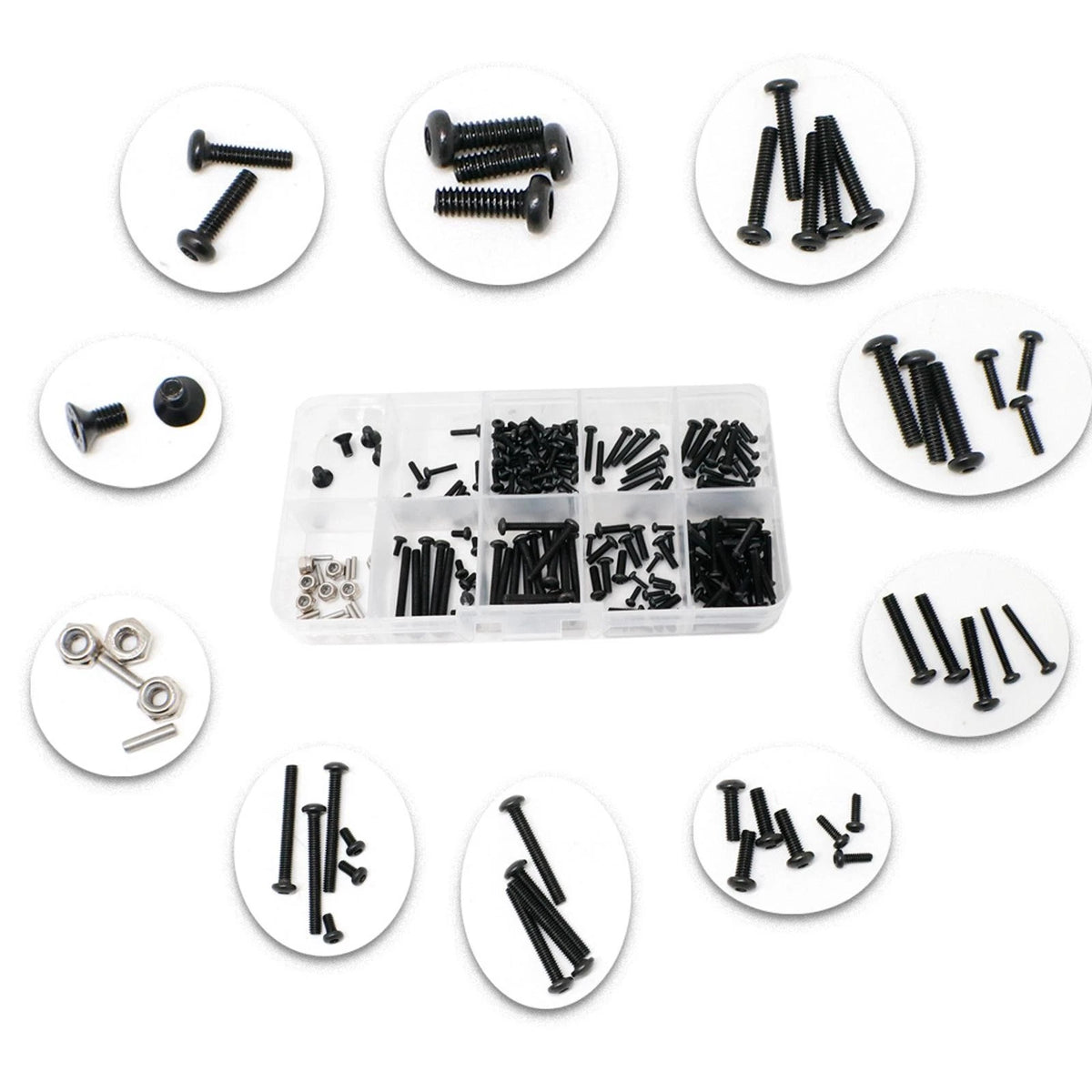 Multi-Size Hard Screw Assortment For TRAXXAS TRX-4M 97074 97054 1/18 MINI RC Car
