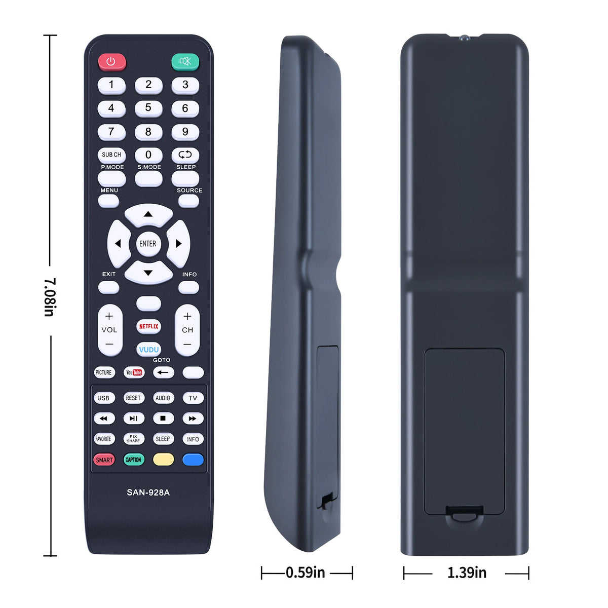 Universal Remote Control For Sanyo TV GXCC GXFA GXBD GXBM MC42NS00 GXHA