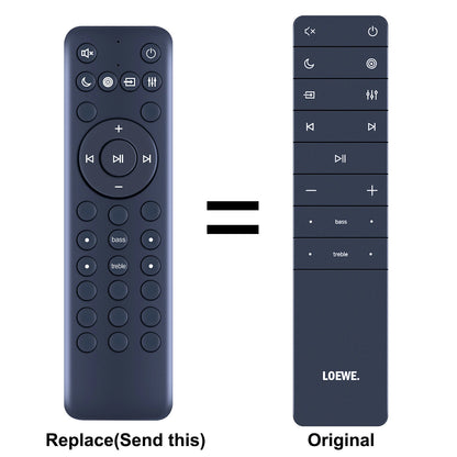 Replacement Remote Control For Loewe klang mr1 | klang mr3 | klang mr5 Speakers