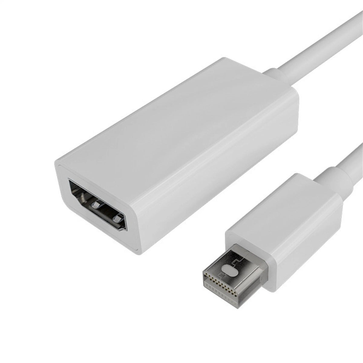 2Pcs Mini DP Thunderbolt To HDMI Cable Converter 4K For MacBook Surface Mac iMac
