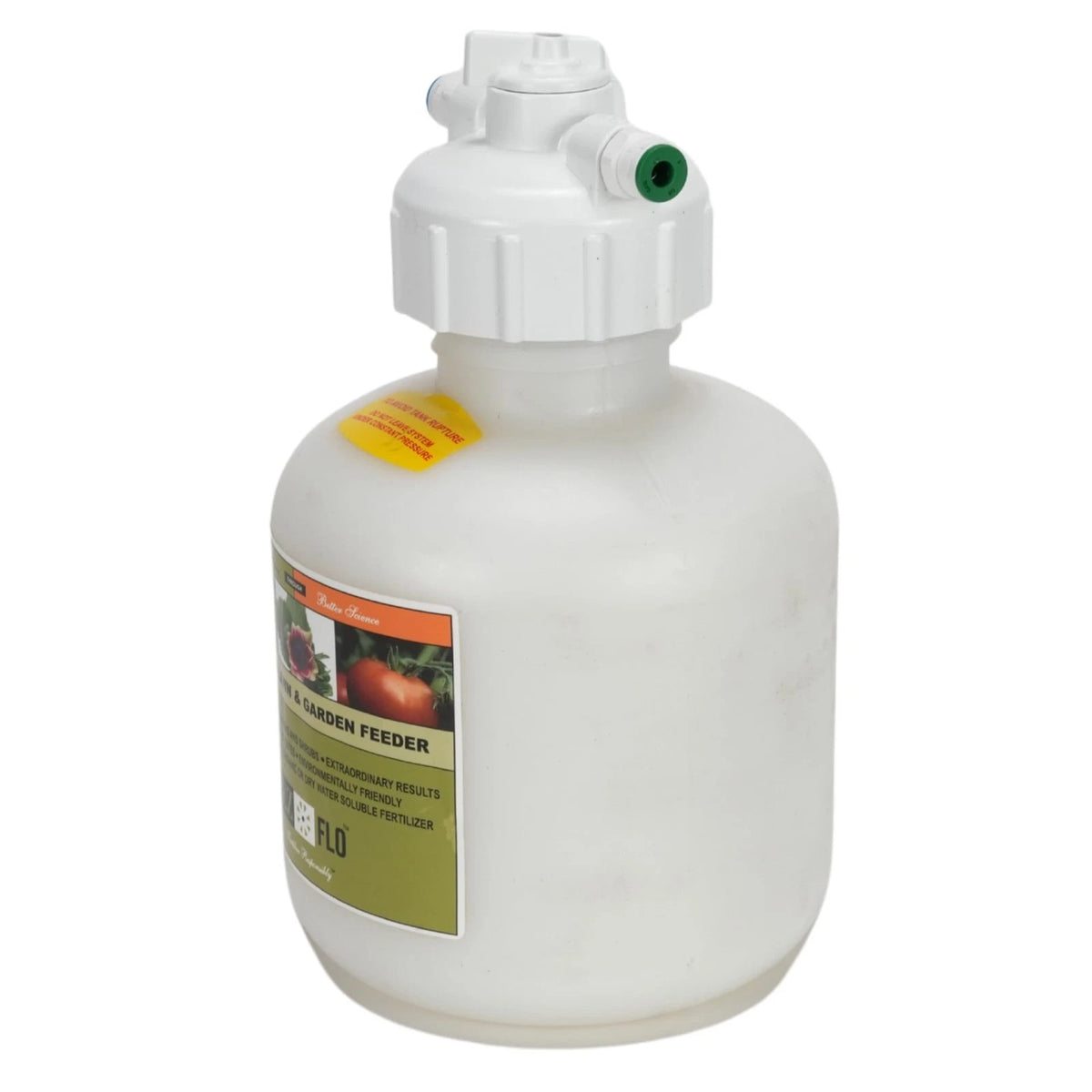 EZ-FLO 3/4 Gallon Hose‑Bib & Drip Fertilizer Injector | Low‑Pressure White