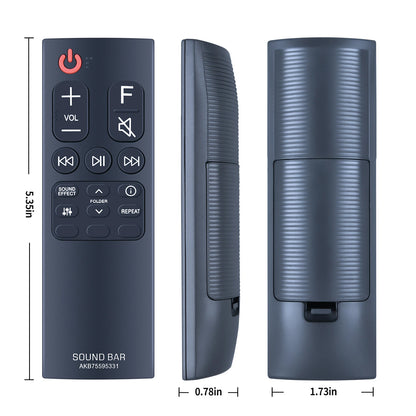 AKB75595331 Remote Control For LG Sound Bar SL4Y SL5Y SL6Y SL7Y SN6Y SL7Y